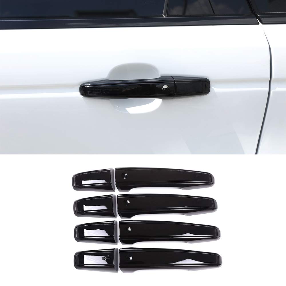 Coques de poignée pour RR Evoque accessoires extérieurs noir brillant LHD