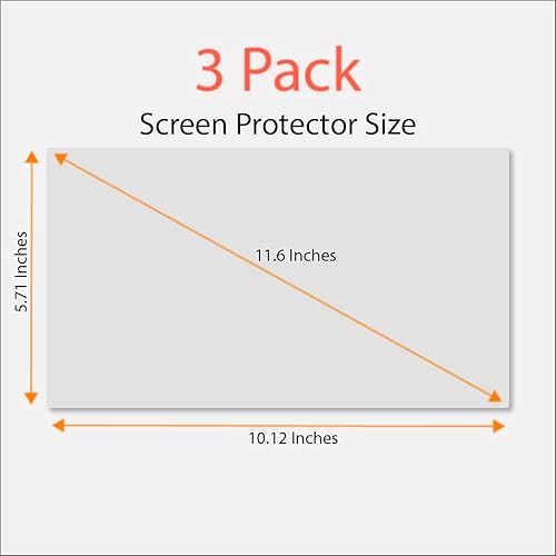 Miniatura 8 de Protector de pantalla antirreflejo y antihuellas dactilares (paquete de 3) para portátiles 17.3