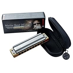 Harpe Deluxe-Marine Band in C-Harmonica en Do - Les Beatles, Paul McCartney, John Lennon, RIngo Starr, George Harrison Harpe Deluxe-Marine Band in C-Harmonica en Do – Image 2