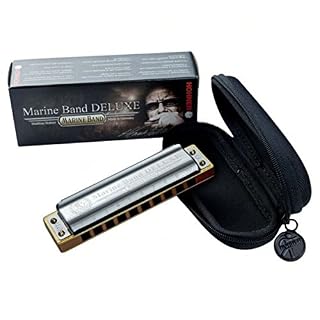 Harpe Deluxe-Marine Band in C-Harmonica en Do - Les Beatles, Paul McCartney, John Lennon, RIngo Starr, George Harrison Harpe Deluxe-Marine Band in C-Harmonica en Do – Image 2
