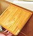 Camco Oak Accent Camper/RV Countertop Extension - Designed w Oak - Features Non-Toxic Gloss Finish & Metal Piano Hinge for Easy Folding - Measures 12” x 13.5” x .75” (43421)