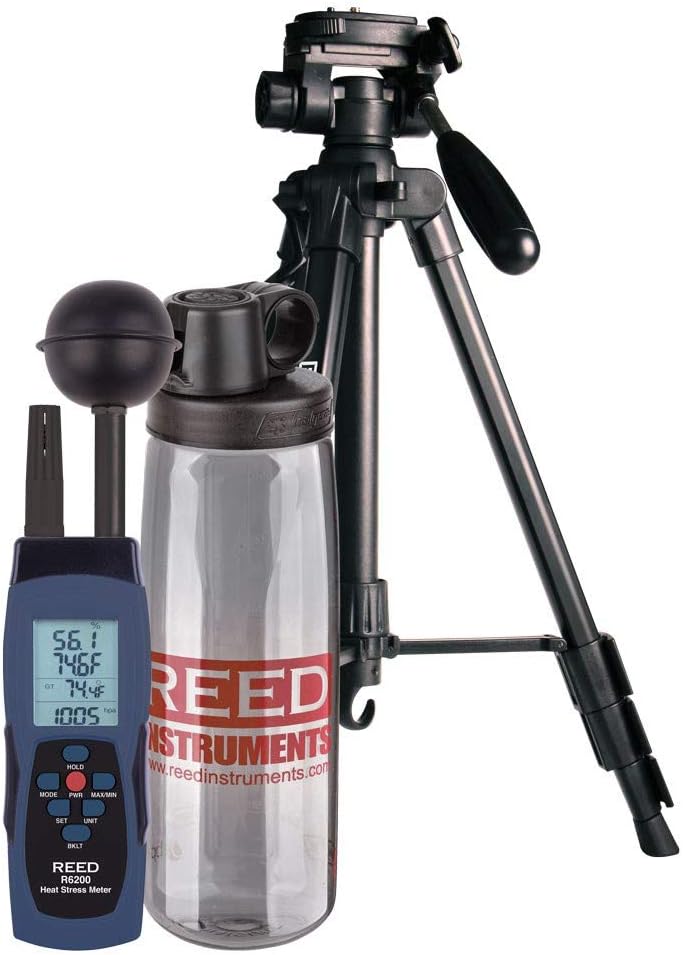 REED Instruments R6200KIT Heat Stress WBGT Meter Kit
