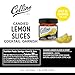 Collins Candied Lemon Slices in Syrup, Gluten Free Cocktail Garnishes for Whiskey Sour, Margarita, Lemon Drops, Cake, Ideal for Bars, Restaurants, Hotels, Desserts, Baking Supplies, 10.6 oz, Set of 6