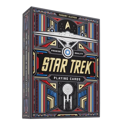 theory11 Star Trek Dark Premium Playing Cards, Poker Size Standard Index, Luxury Playing Cards