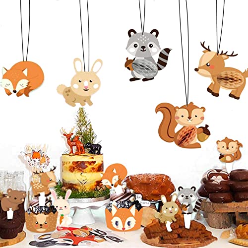 Aatpuss 48 Stuks Cupcake Wrapper Toppers Papier, Cupcake Wrappers en Cake Toppers, Animal Cupcake Wrappers, voor Junglefeesten, Verjaardagsfeestjes, Taartdecoraties (48 Stuks) - Image 8