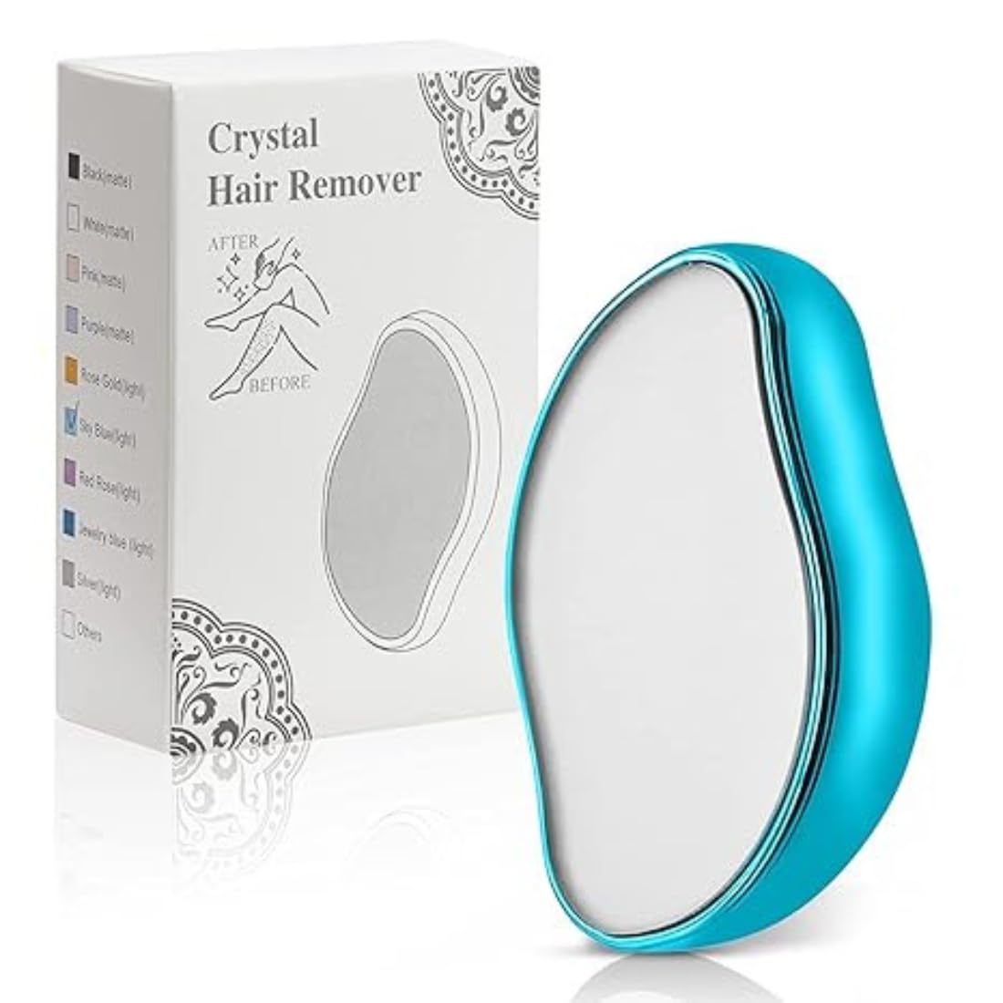 Crystal Hair Remover for Women and Men crystal hair remover eraser removal stone for women men painless body magic epilator smooth remove (Pack of 1 - Multicolor) (B0CPLNYFXS) Amazon Price History, Amazon Price Tracker