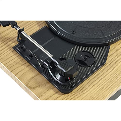 MADISON – MAD-RT300SP-MKII – Platine Vinyle Vintage avec Haut-parleurs intégrés (2x8W), Bluetooth, USB, Micro-SD – Bois - Les Beatles, Paul McCartney, John Lennon, RIngo Starr, George Harrison MADISON - MAD-RT300SP-MKII - Platine Vinyle Vintage avec Haut-parleurs intégrés (2x8W), Bluetooth, USB, Micro-SD - Bois – Image 3