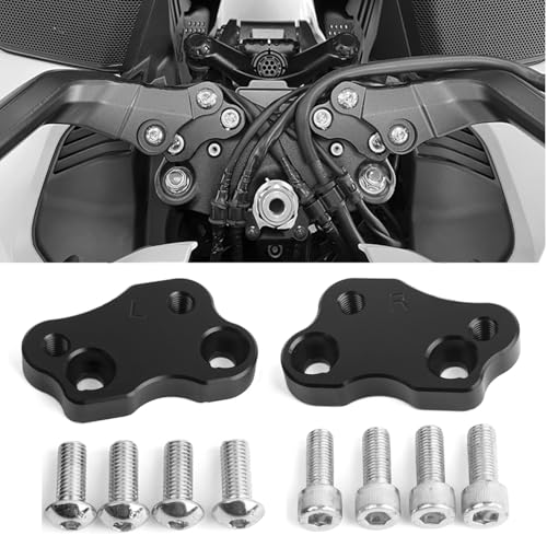 PANICAL Motorcycle for Honda Goldwing 2018-2025 GL1800 F6B Raise The Gasket Accessories Handlebar Height Pad Lncrease by 0.5 4/8 inch (Black)