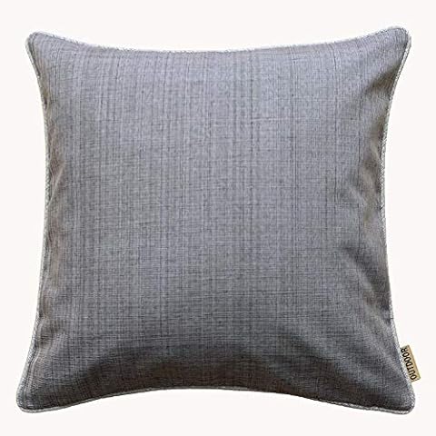 TextilDepot24 Outdoor Cushion Cover Weatherproof for Outdoor and Indoor Use (40 x 40 cm, Grey) Cover