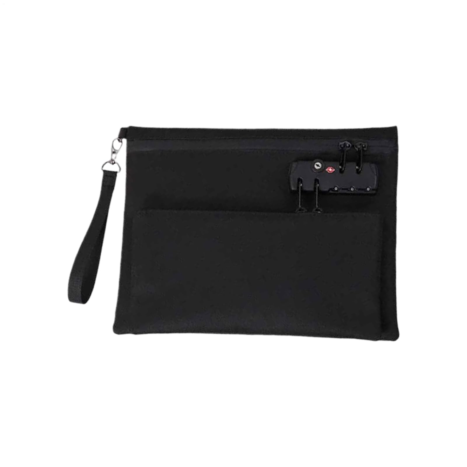 Money Bag With Lock And Zipper, Double Layer Anti-Theft Cash Certificates Organizer, Reusable Zip Locks Travel Bags For Cash, Id, Credit Cards And Important Documents, For Personal Items