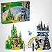 LEGO Wicked Emerald City & Kiamo Ko Castle Building Toy - Elphaba & Glinda Toy Figures, 2 Buildable Playsets, & Flying Monkey Minifigure for Kids, Ages 9+ - Wicked Merch Gift for Girls & Boys - 75689
