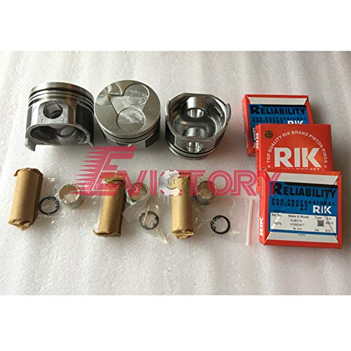 Kit de reconstrucción de pistón para Kubota D1305 juego de juntas motor anillo pistón repuesto