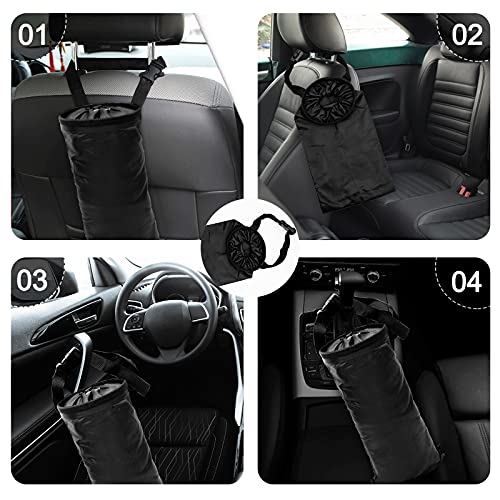 Wplhb Car Trash Bag Car Trash Can Hanging Back Seat Car thumb #4