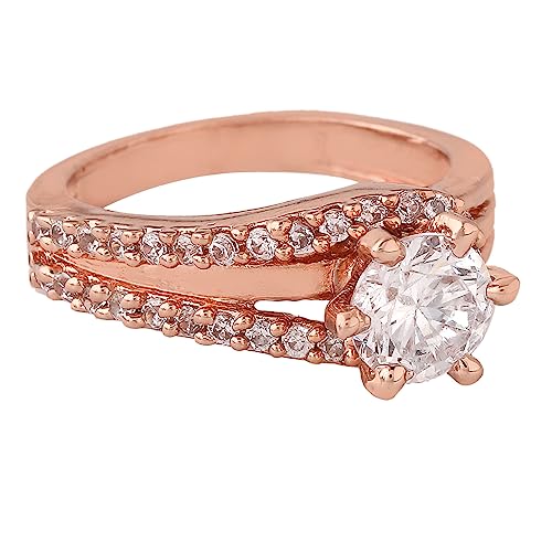 Fancy Solitaire Adjustable Finger Rings