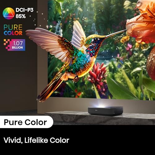 Hisense PL2, Ultra Short Throw Home Theater Laser Projector, 80” – 150”, 4K UHD, 2,700 Lumens, 3000:1 Contrast, Dolby Vision & Atmos, 3D, Google TV, WIFI 6E - image 8