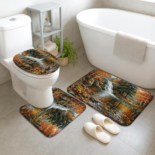 Rideau de douche cascade anti-éclaboussures 183x183 cm lavable - 4