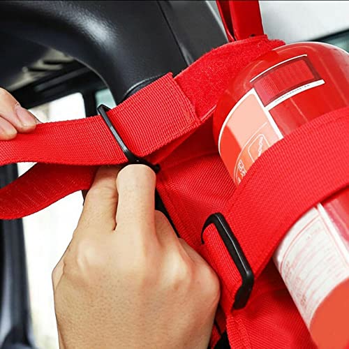 Soportes ajustables para extintores con abrazadera regulable de alta sujeción pack de 3 5