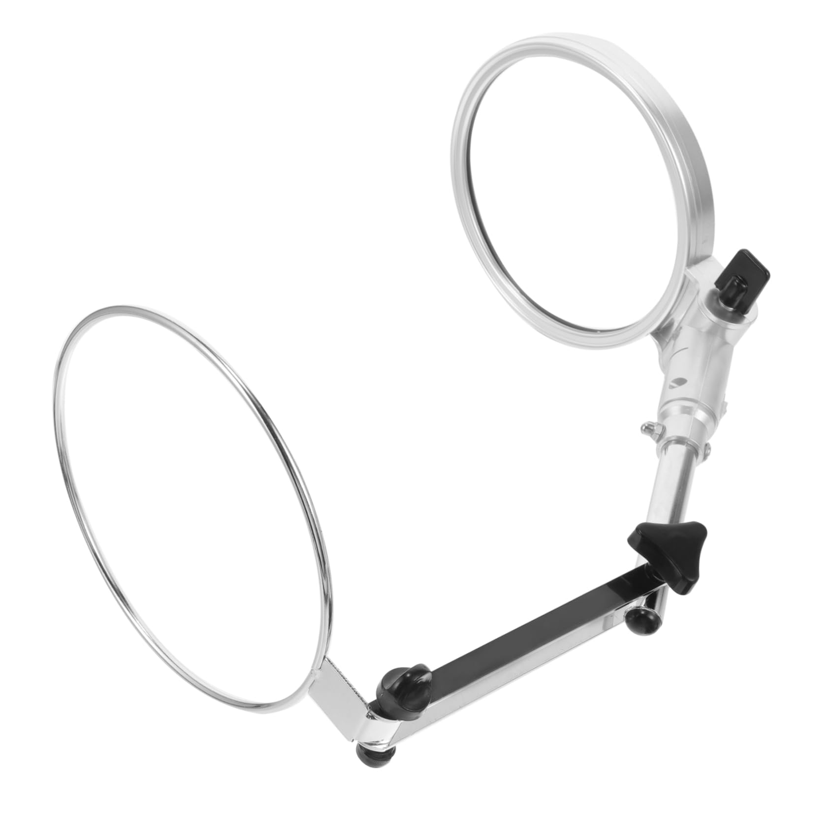 Loupe de bureau avec support pliable en métal et éclairage LED couture