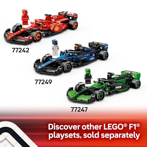 LEGO Speed Champions Aston Martin Aramco F1 AMR24 Race Car Toy - Building Set for Kids, Boys & Girls, Ages 10+ - Toy Car for F1 Fans - Gift Idea for Birthday - 77245 - image 7
