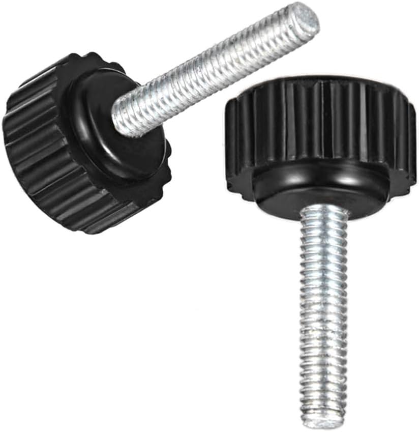 MACHSWON Knurled Clamping Knobs Saw Drill Press Lathe and Routing Jigs Packaging Machinery Printing Equipment Hand Clamping Handle Bolt Hand Knob Screw Replacement Parts M4 x 20mm 4pcs - Image 3