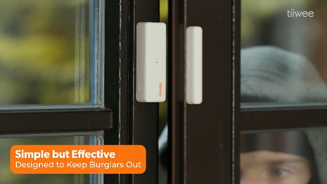 Sistema Allarme Porte E Finestre Tiiwee - Con Sirena 120dB, 4 Sensori, 2 Telecomandi, Per Casa - Foto 6