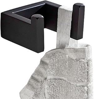 Flybath Coat Hook Robe Hook 304 Stainless Steel Towel Wall Hook Wall Mounted, Matte Black Finish