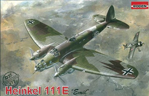 Roden 027 Model Kit He-111E ''Emil'', Medium