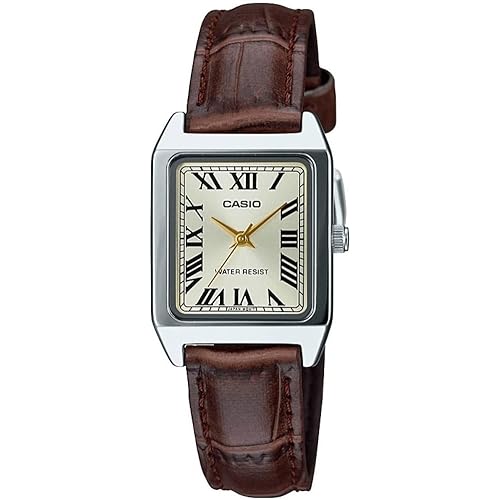 Casio Dress Watch LTP-V007L-9B, Brown, Strap