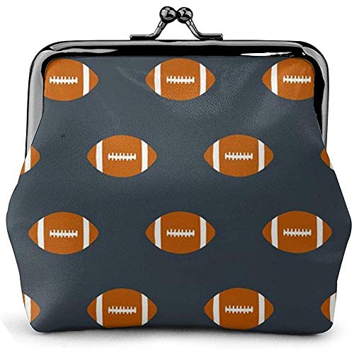 Preisvergleich Produktbild UT Longhorns Texas Football1 Leder Geldbörse Küsse Schloss Wechselbeutel Vintage Verschluss Verschluss Schnalle Brieftasche