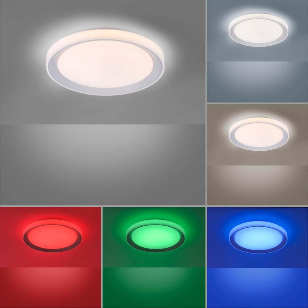 JUST LIGHT. LED Deckenleuchte Smarthome TUYA Dimmer Fernbedienung 51cm | Dimmer, Fernbedienung, Wohnzimmerlampe