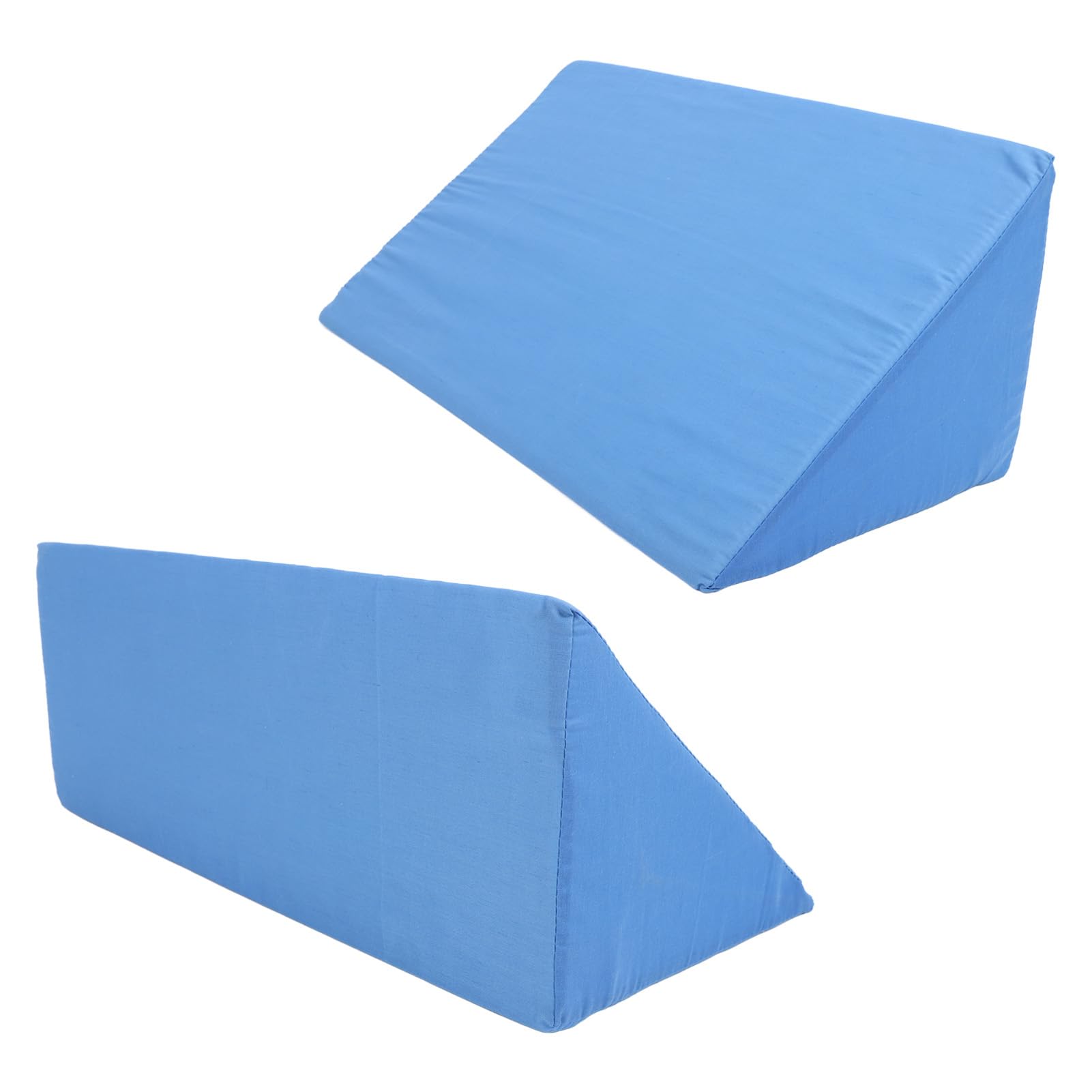 Cuscino a Cuneo Laterale per Posizionamento a Letto, Antiscivolo per Sollievo da Pressione, Prevenzione Piaghe da Decubito, Dopo Intervento, Cura Anziani (BLUE)
