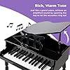 Best Baby Grand Piano Under $2000 28 Best Choice Products Kids Classic Wooden 30-Key Mini Grand Piano Musical Instrument Toy w/ Piano Lid, Bench, Foldable Music Rack, Song Book, Note Stickers, Enamel Finish - Black #3