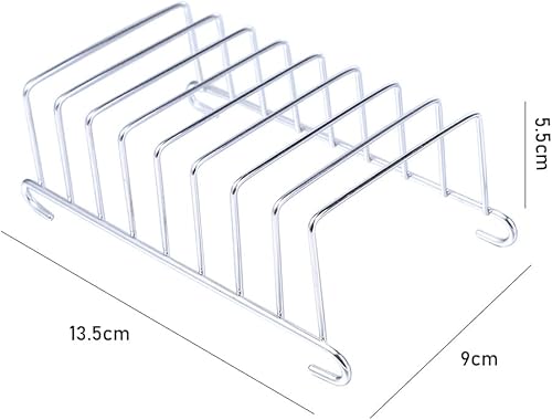 Miniatura 2 de Estante para tostadas, accesorios para freidora de aire, utensilios de cocina de acero inoxidable, rejilla de enfriamiento de alimentos, soporte de