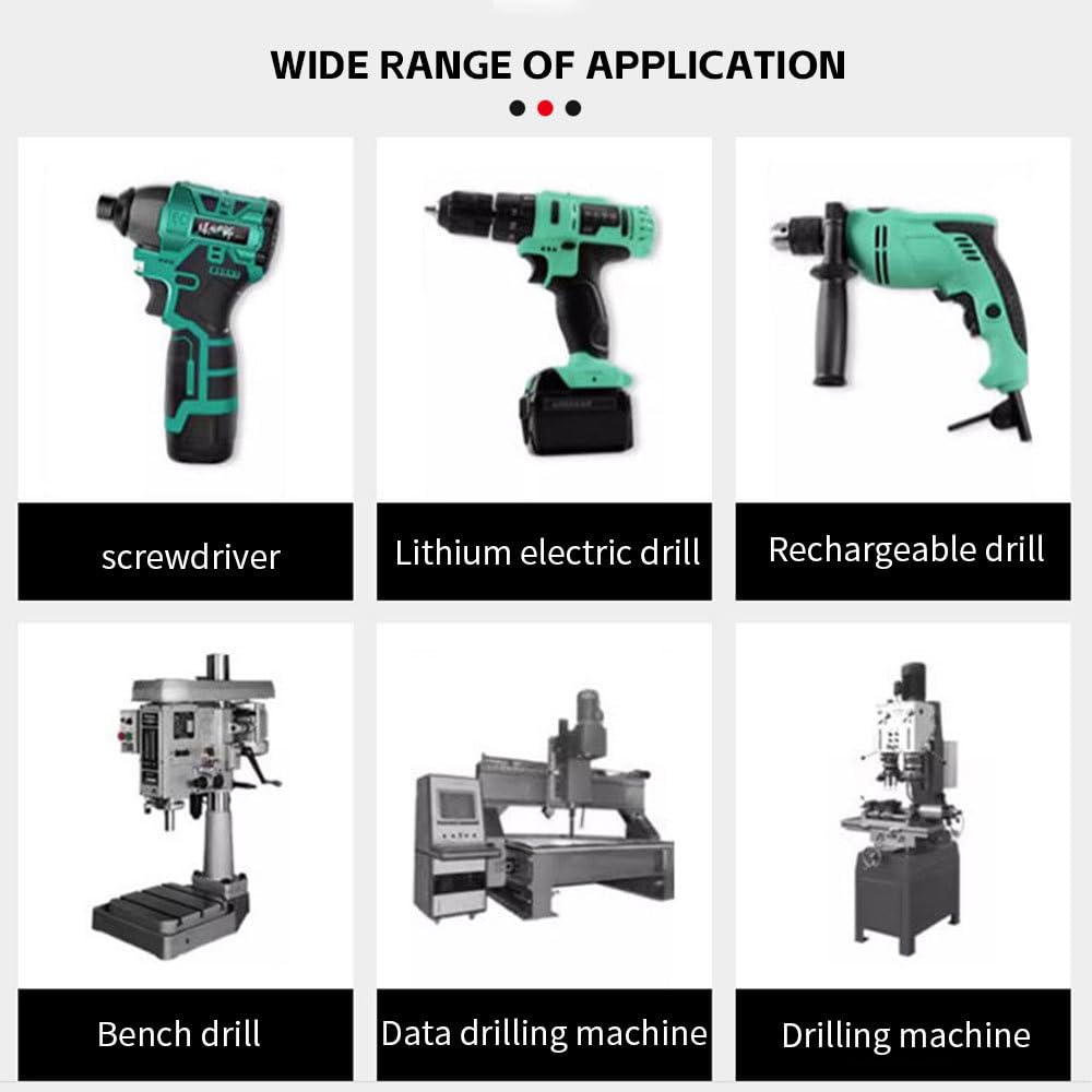 11Pcs Screw Extractor and Left Hand Drill Bits Set Included 5Pcs Screw Extractor, 5Pcs HSS Drill Bits and 1Pcs Adapter - Image 4