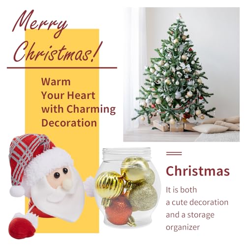 Zconieychristmascookietreatjarsugarcontainernutsstoragebottlesantaclauscandydishxmasdecorationholidaygiftssantabag Urban Country Home Decor Zconiey christmas cookie treat jar sugar container nuts storage bottle santa claus candy dish xmas decoration holiday gifts santa bag urban country home decor