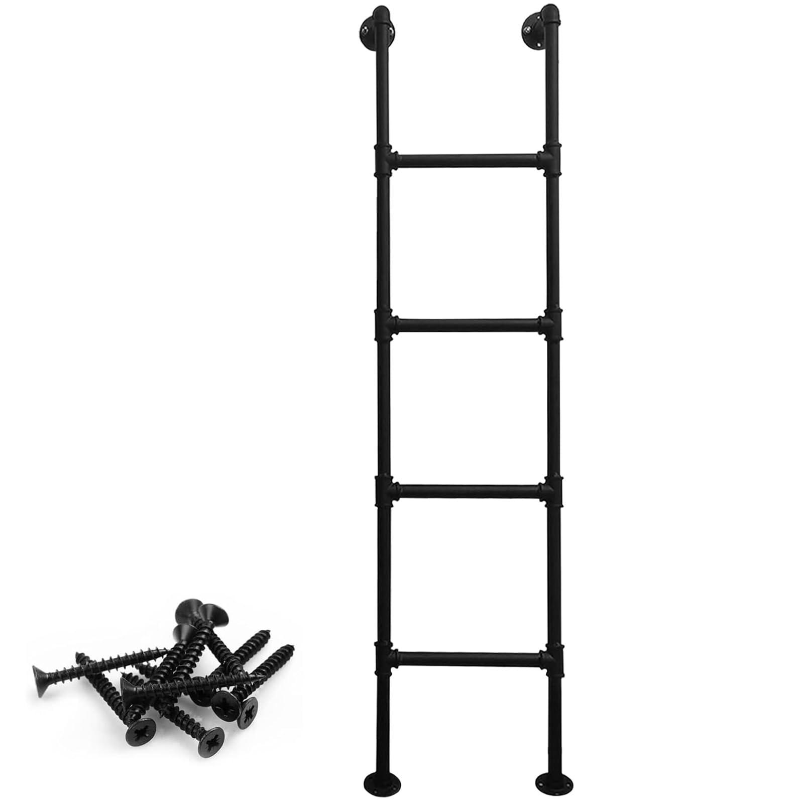 Échelle de sortie en fer forgé durable, escalier de grenier 8 pieds haut de gamme