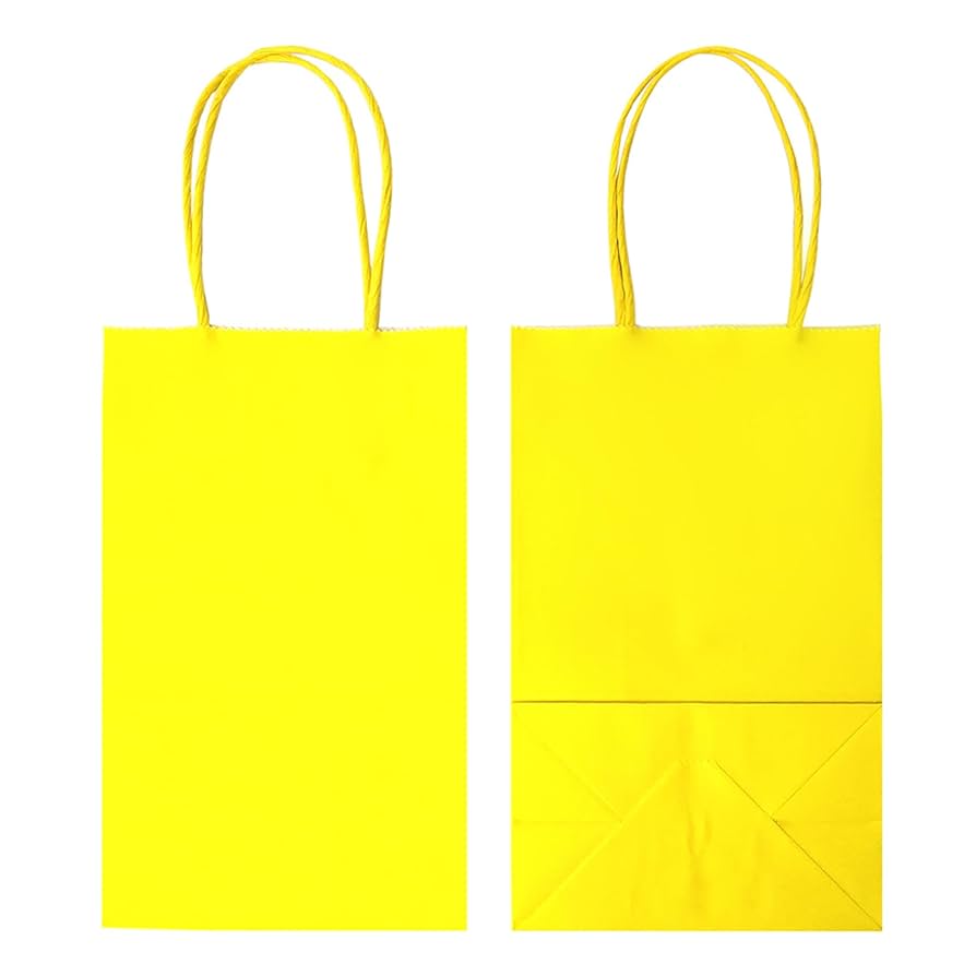 幸せの黄色いミニ紙袋　1000枚セット♡ xzk00670_1.jpg
