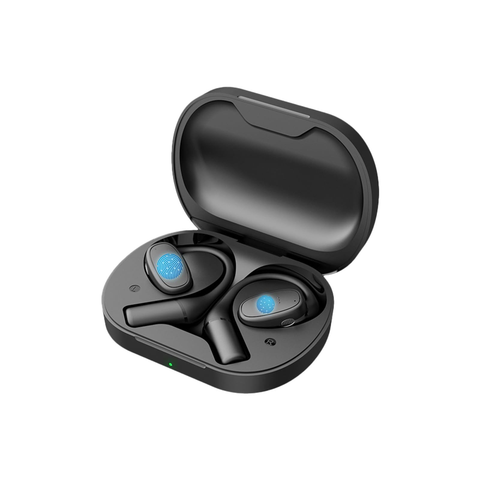 AI Language Translation Earbuds, Language Translator Earbuds Real Time, Two Way Language Translaton in 150 Languages & 10 Offline, Fit iOS and Android, Ideal for Travel Business Learning,Black