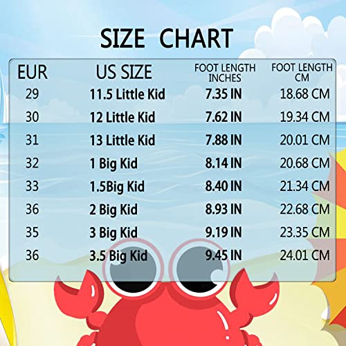 Quickshark Kids Water Shoes Boys Girls Barefoot Aqua Socks Lightweight Quick Dry Sandals Slip On Walking Sneakers For Beach Pool Swim 1-Pink 2 Big Kid #TOP5