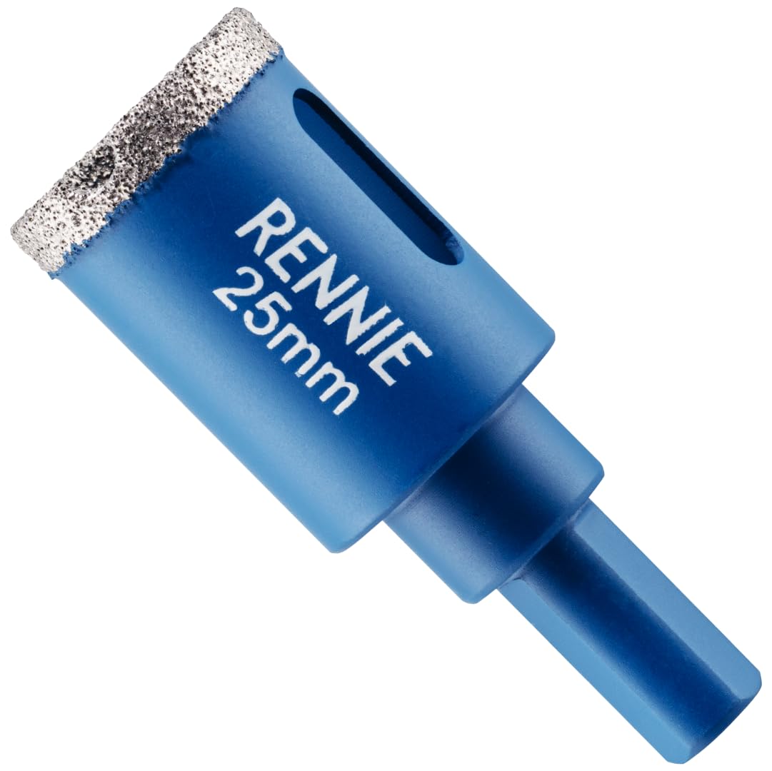 25mm Diamond Hole Saw Drill Bit With Tri Shank For Porcelain Tiles Ceramic Slate Stone Granite Marble Glass. Diamond Core Holesaw/Hole Cutter