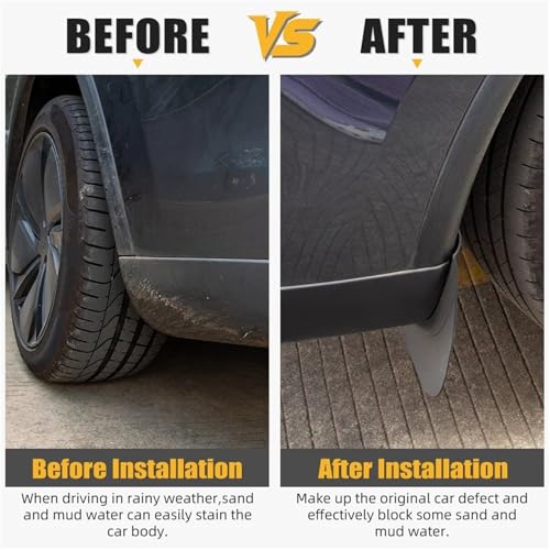 Protector de cejas rueda impermeable para Tesla Model Y 2025 contra barro 2