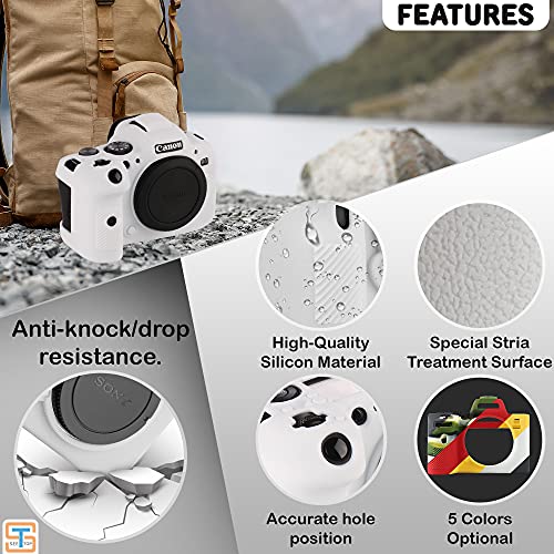 Funda para cámara Canon R6 R6II, silicona protectora miniatura 2