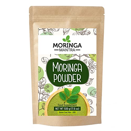 Moringa Mantra Moringa Leaf Powder 500g Naturally Grown Powdered Moringa Leaves Tested for Heavy Metals
