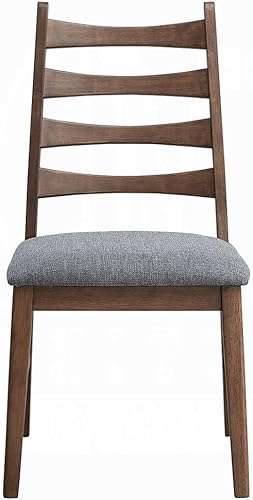 Miniatura 4 de Juego de 2 sillas de comedor modernas, tapizados de madera maciza, muebles duraderos para comedor, mesa de cocina y sillas de asiento, sala de