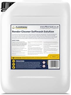 Render Cleaner Softwash Solution - Acid Free Render & Masonry Cleaner (5 Litre)