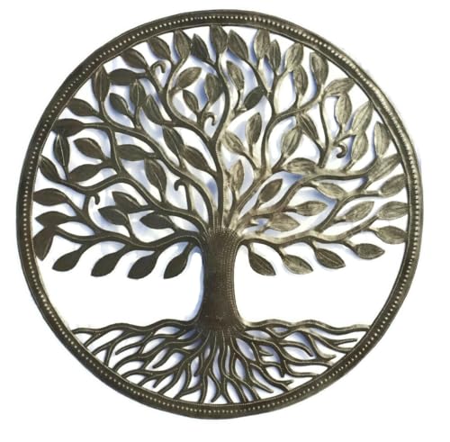 It's Cactus Handmade Tree of Life Wall Decor, Metal Hanging