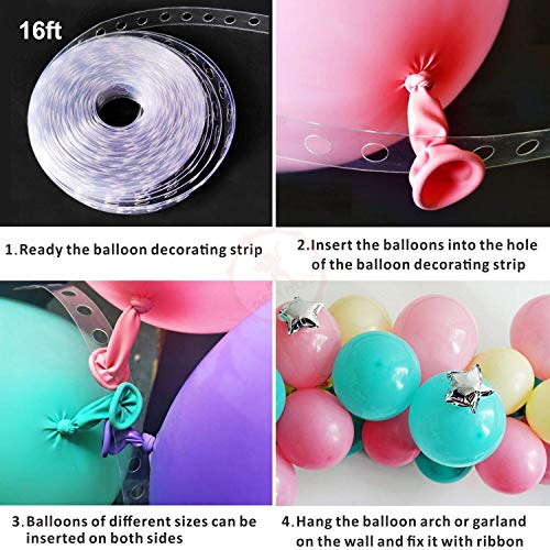 Image of Party Propz Golden and White Balloon Decoration Kit - 85 Pcs Birthday Decoration Items | Golden Metallic Balloon | With Confetti Balloons | Engagement Decoration Items | Happy Birthday Decoration Kit