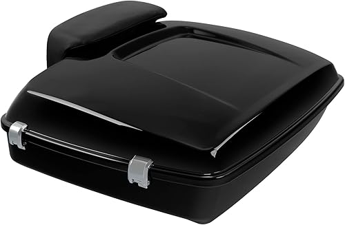 Miniatura 5 de TCMT - Caja de maletero de motocicleta modificada con respaldo para Harley Davidson 2014-2025 Touring CVO Road King Road Glide Street Glide Electra