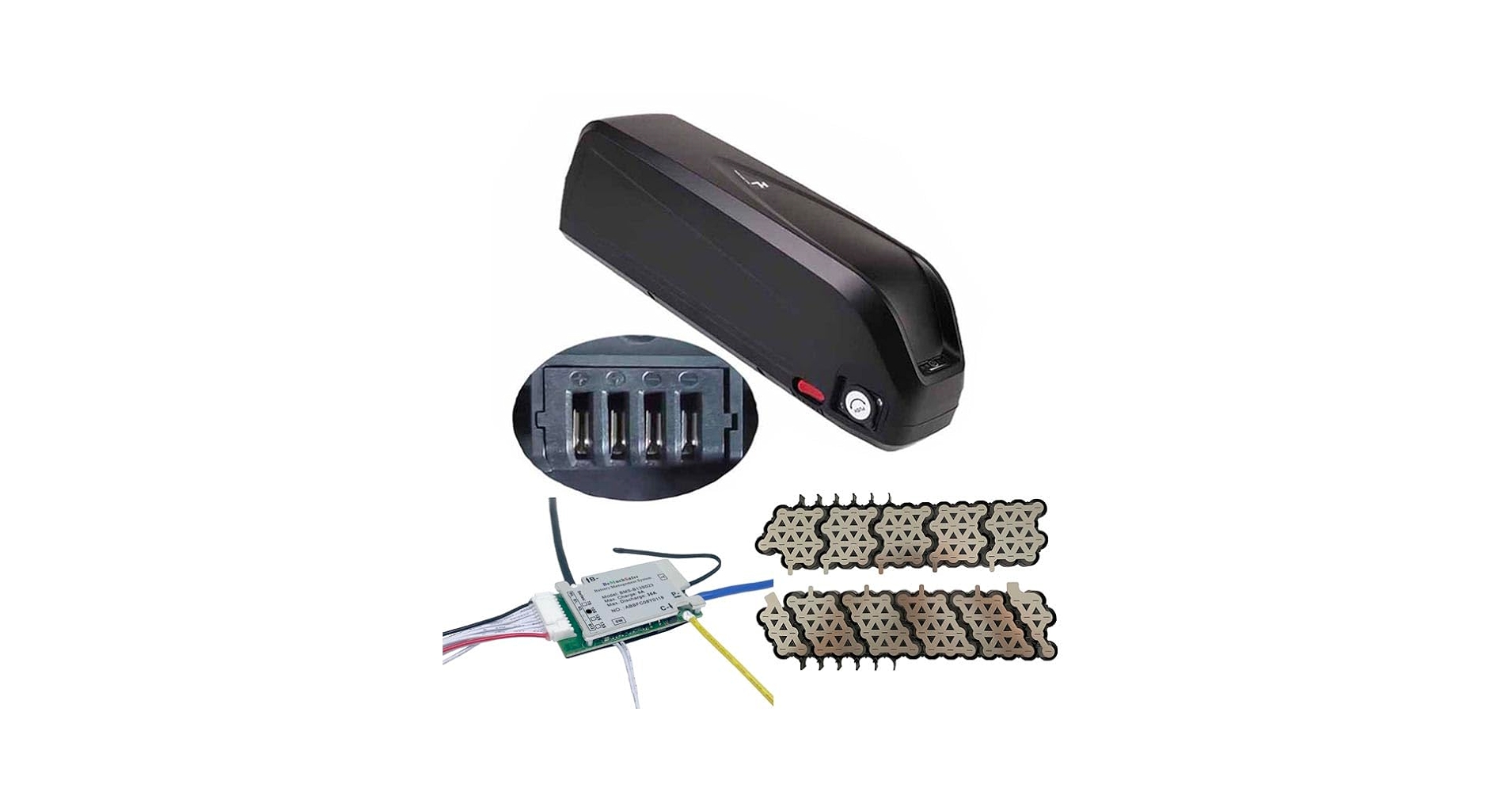 その他 SECRETBASE the hydroDevil Hailong 1-2 eBike Battery Case Fit 65PCS 18650 Cells 36V