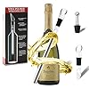 Rorence Weinkühlstab aus Edelstahl mit Ausgießer, 3-in-1 Weinkühler Set mit Dekanter, Ideales Langanhaltende Kühlung Wein Kühlstab für Weinliebhaber
